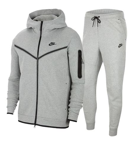 nike trainingspak grijs fleece|nike tech fleece.